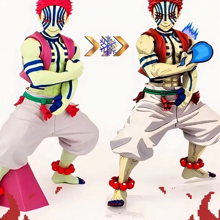 [한정품 국내 유일] 귀멸의 칼날 아카자 재도색 풀도장 아크릴 작품 피