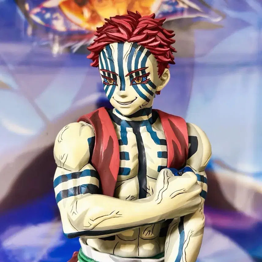 [한정품 국내 유일] 귀멸의 칼날 아카자 재도색 풀도장 아크릴 작품 피