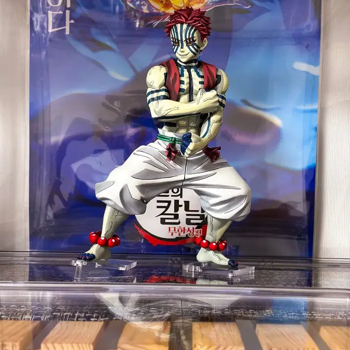 [한정품 국내 유일] 귀멸의 칼날 아카자 재도색 풀도장 아크릴 작품 피