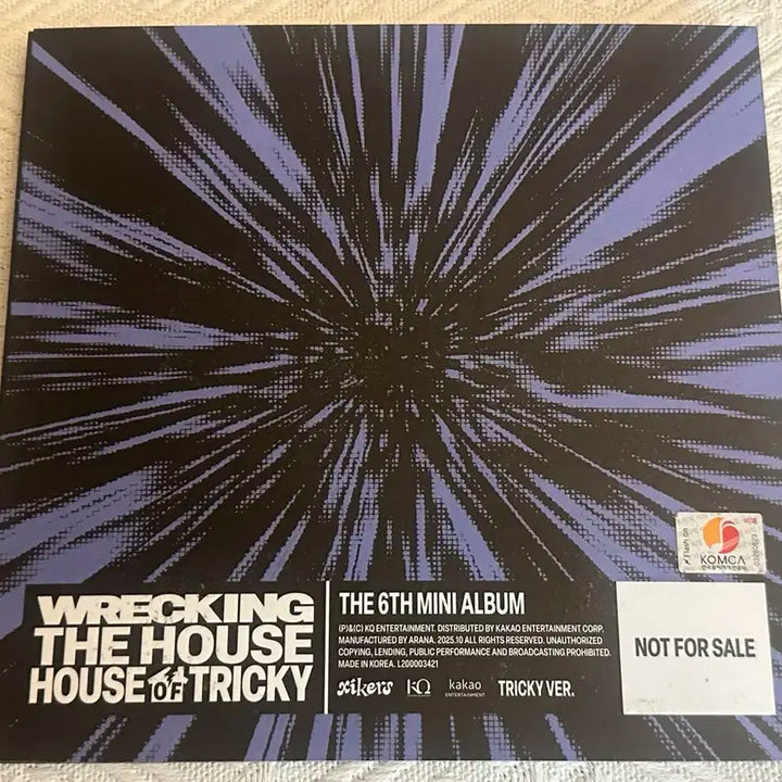 Xikers 싸이커스 친필 싸인앨범