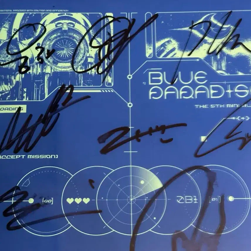 ZB1 제베원 친필싸인앨범