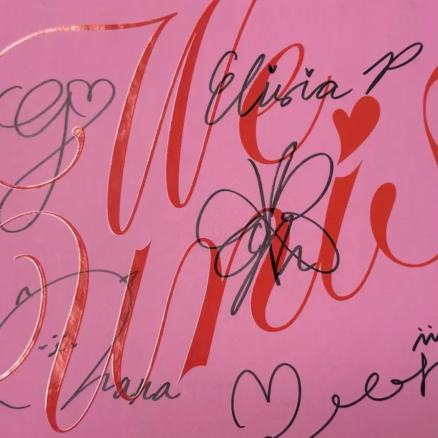 UNIS 유니스 친필 싸인앨범