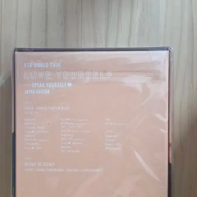 [미개봉] BTS 러브유어셀프 스픽콘 일본 DVD