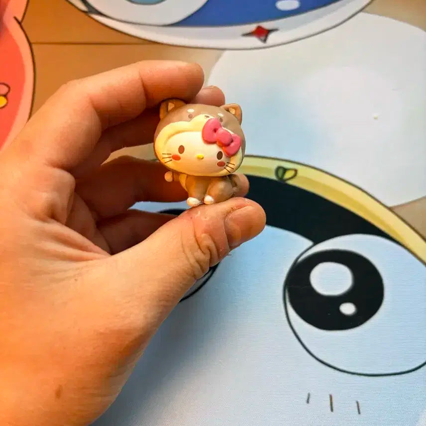 키티 강아지 가챠 피규어