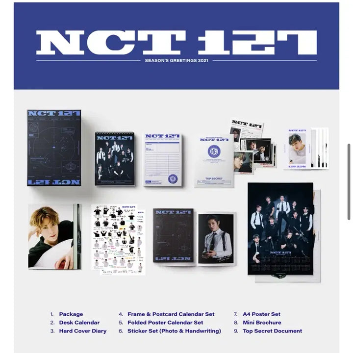 NCT127 2021 시즌그리팅, 마크 시그포토팩 양도합니다