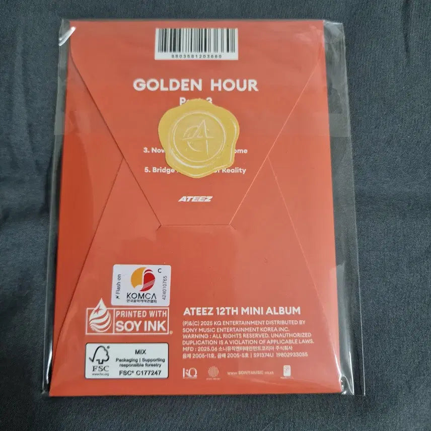 에이티즈 lemondrop pocaalbum v. ateez