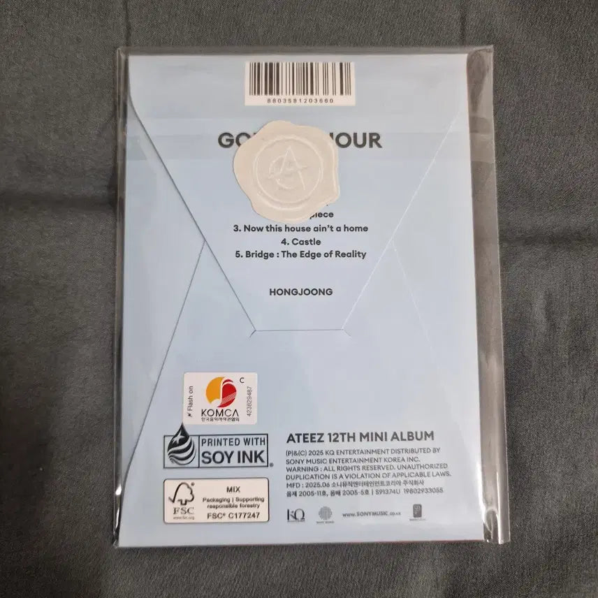 에이티즈 lemondrop pocaalbum v. hongjoong