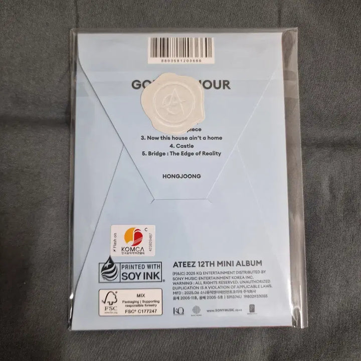 에이티즈 lemondrop pocaalbum v. hongjoong