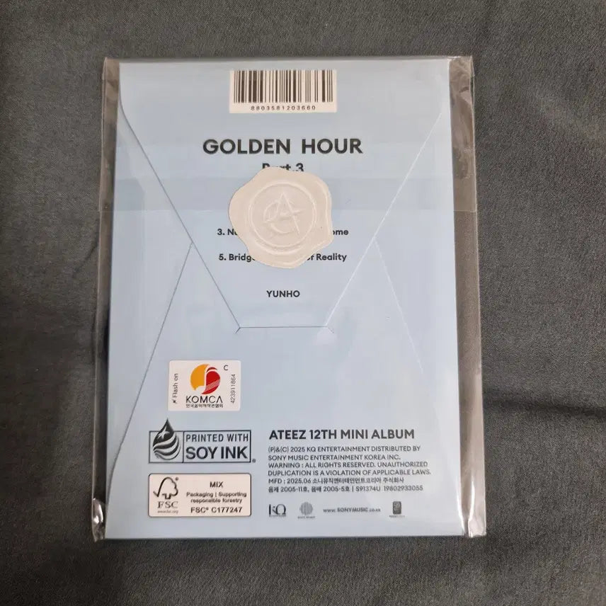 에이티즈 lemondrop pocaalbum v. 윤호