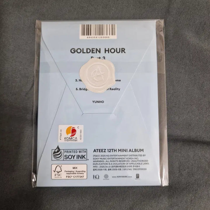 에이티즈 lemondrop pocaalbum v. 윤호