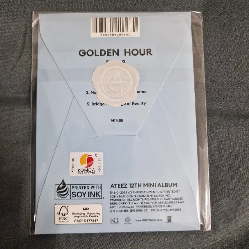 에이티즈 lemondrop pocaalbum v. 민기