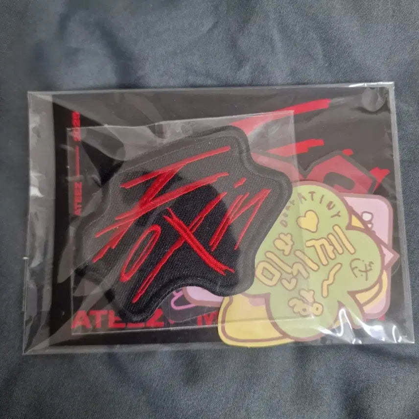 에이티즈 민기 팝업 픽송 와펜 스티커 세트 양도