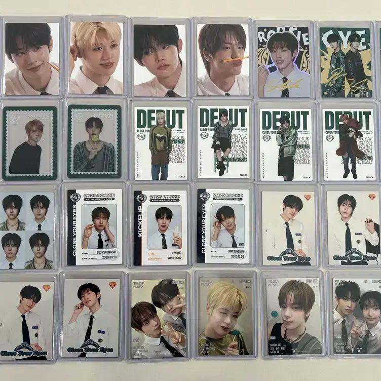 테레카 컬렉션 카드 2025 케이팝 루키 - 클로즈유어아이즈 일괄