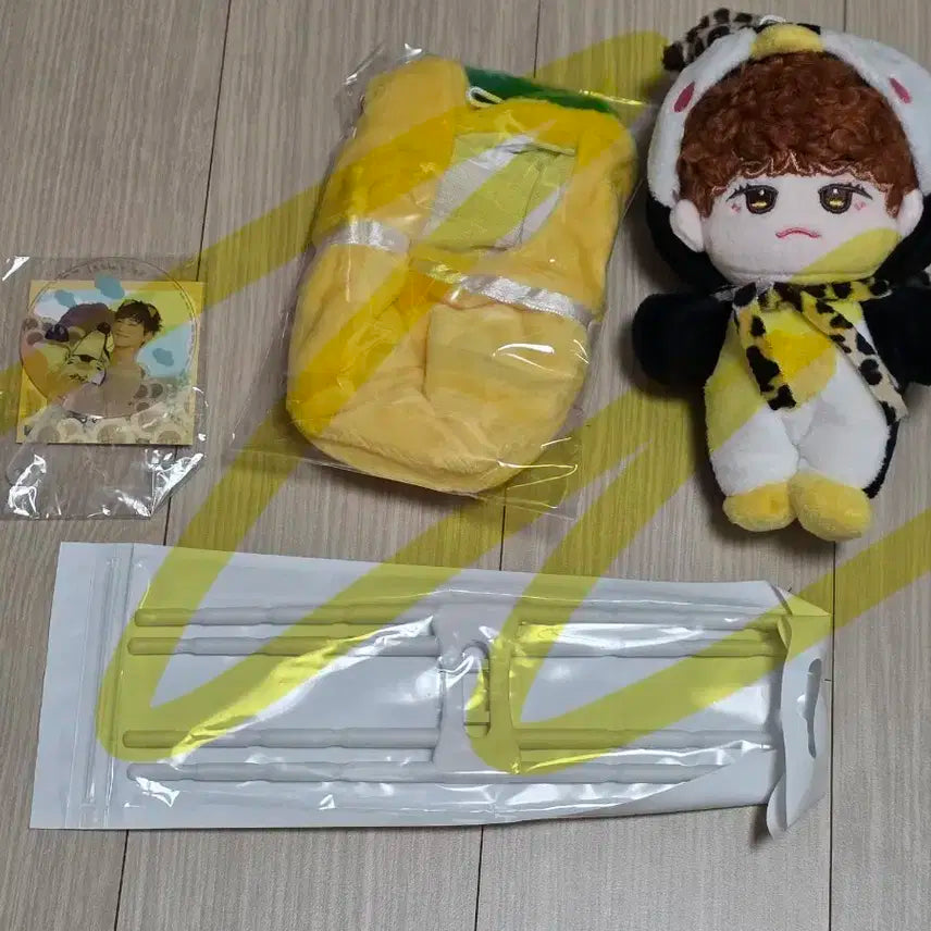 뽀글잊 10cm 이준호 인형 펭펭이 수트 뚱바옷 특전포함