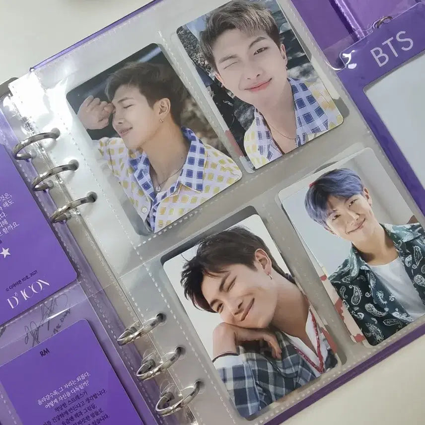 방탄소년단 디아이콘 포토카드 커스텀북