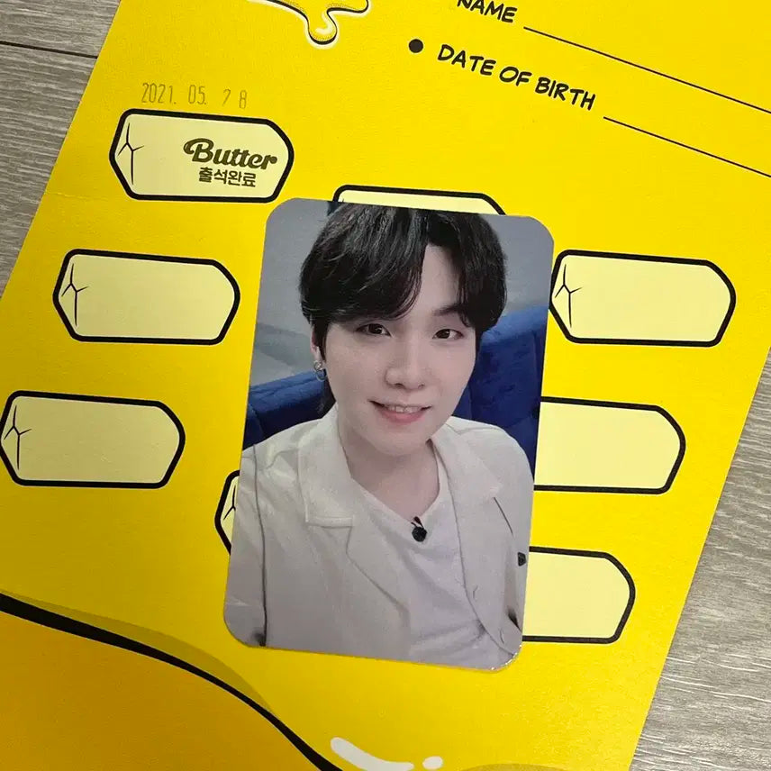 방탄BTS 윤기 (SUGA) 버터공방 777 포카