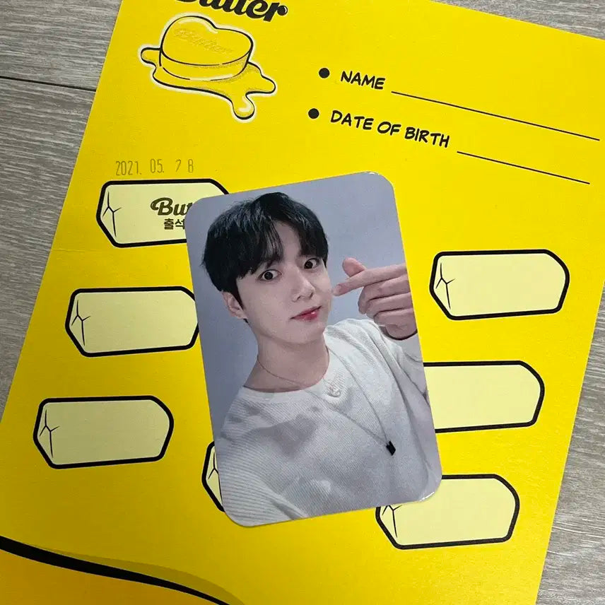 방탄BTS 정국(JUNGKOOK) 버터공방 777 포카