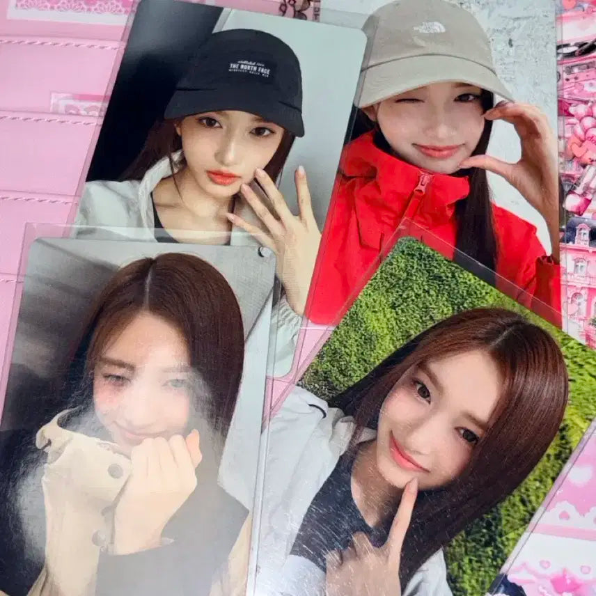 후기보유)아이브 이서 노스페이스 노페 광고포카 포토카드 굿즈 일괄 양도