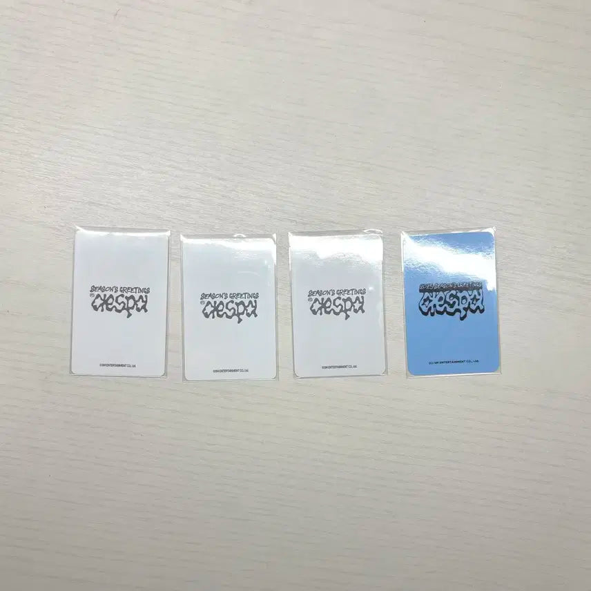 윈터 시즌그리팅 포카 양도