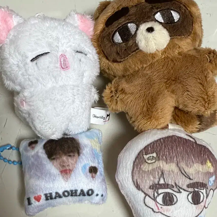 장하오 인형 쿠션키링 일괄 빤구리