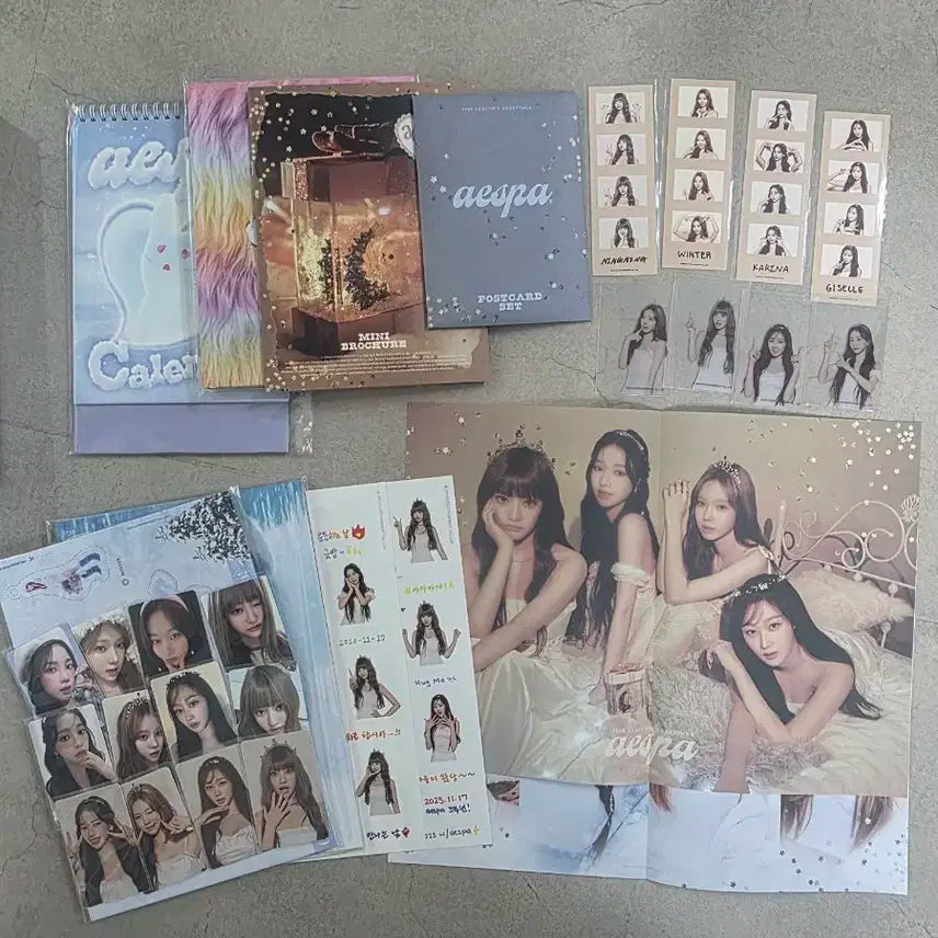 에스파 2023 시즌그리팅 풀세트 슴스 특전 포함