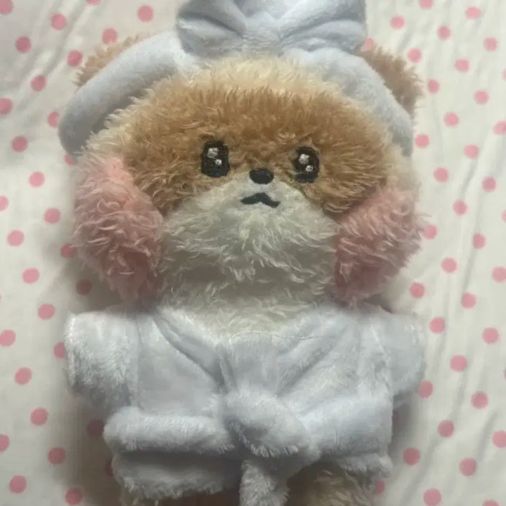 10cm인형옷 목욕가운세트