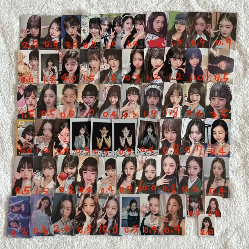 사진3장) 아이브 포카 미공포 판매 안유진 장원영 레이 리즈 이서 가을