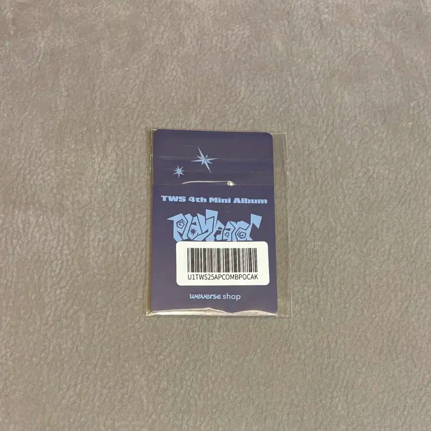 투어스 tws play hard 위버스 컴백라이브 특전 신유 후드 포카