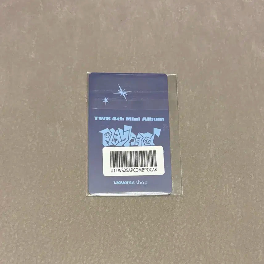 투어스 tws play hard 위버스 컴백라이브 특전 경민 후드 포카