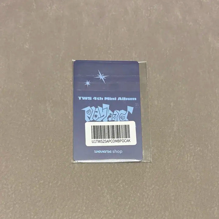 투어스 tws play hard 위버스 컴백라이브 특전 경민 후드 포카