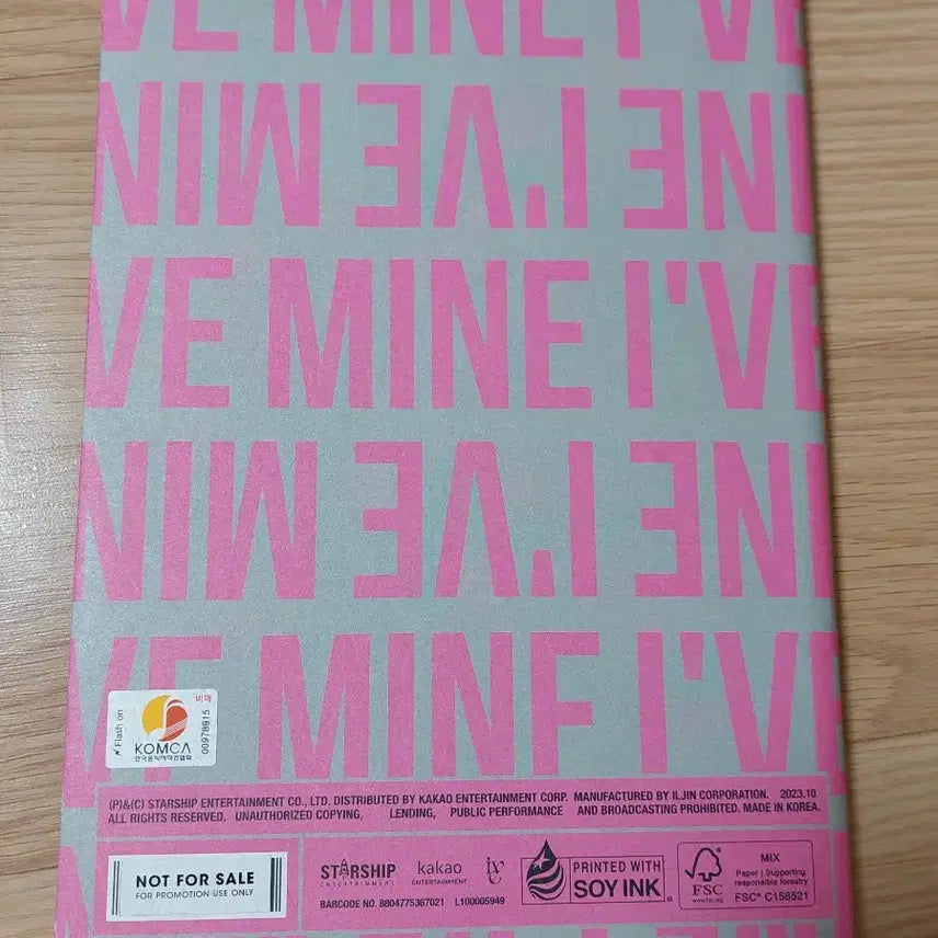 아이브 IVE MINE 친필 사인 비매 앨범 ver. Baddie