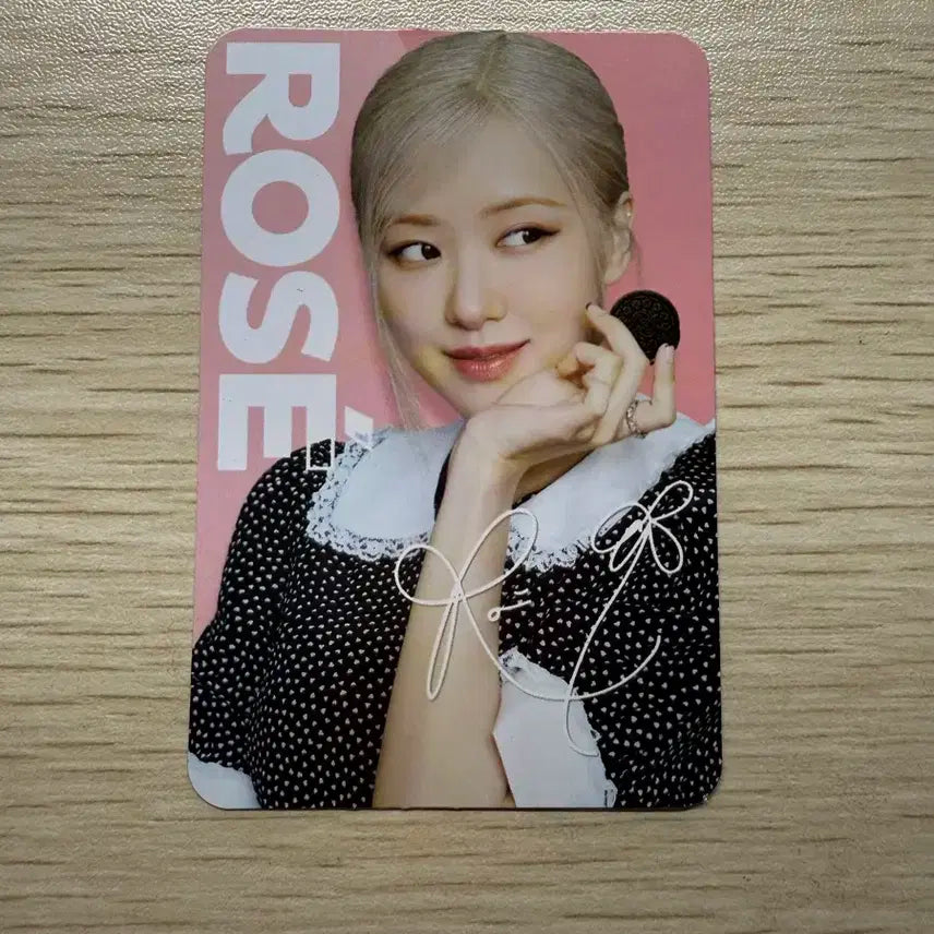 블랙핑크 오래오 로제포카