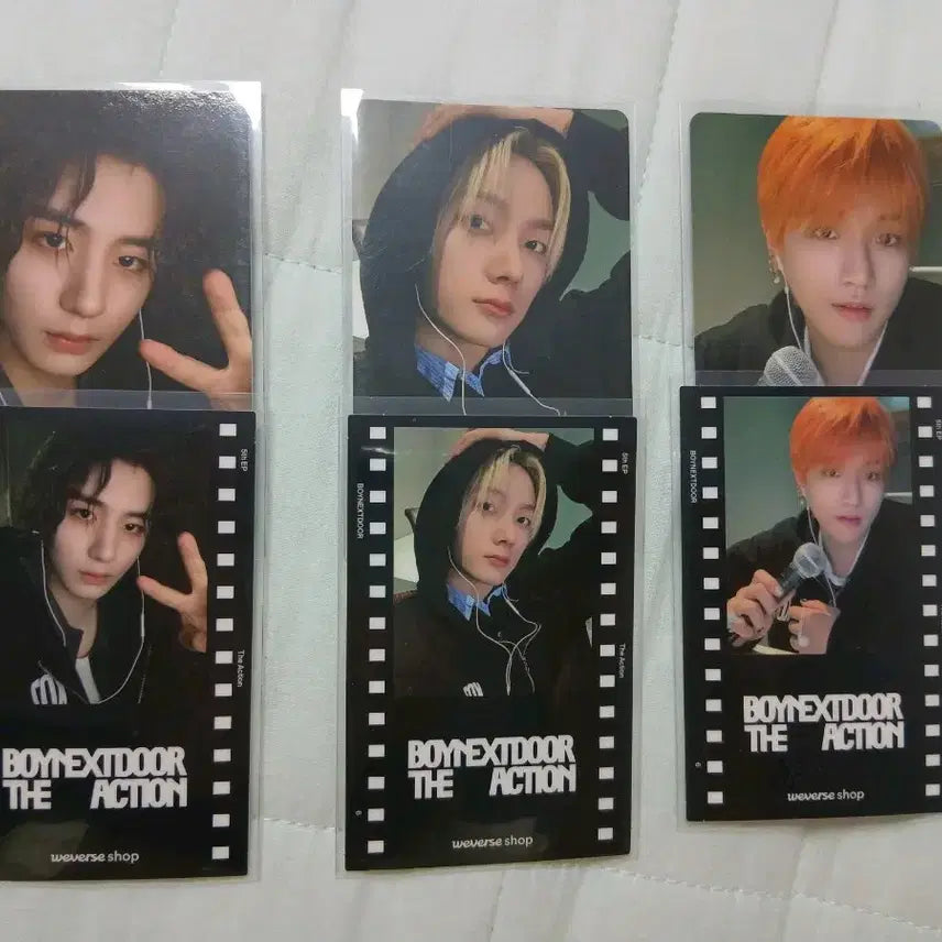 일괄급처)보넥도 더 액션 위버스 프래임번 특전 성호리우이한 일괄