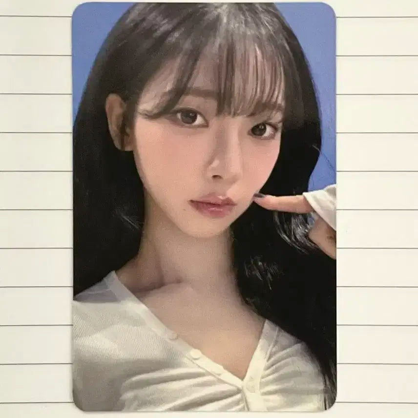 에스파 카리나 리치맨 에버라인 팬싸 팬사인회 미공포 포카 포토카드