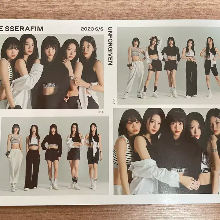 르세라핌 2023 S/S 언포기븐 포토세트