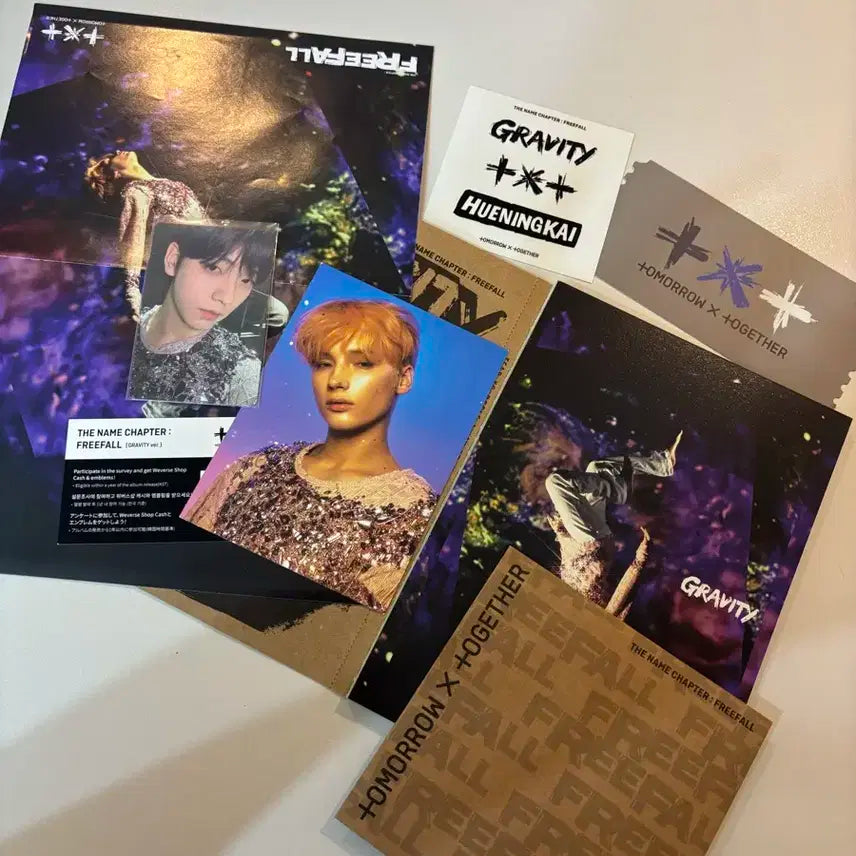 투모로우바이투게더 FREEFALL 앨범 휴닝카이 버전(포토카드 포함)