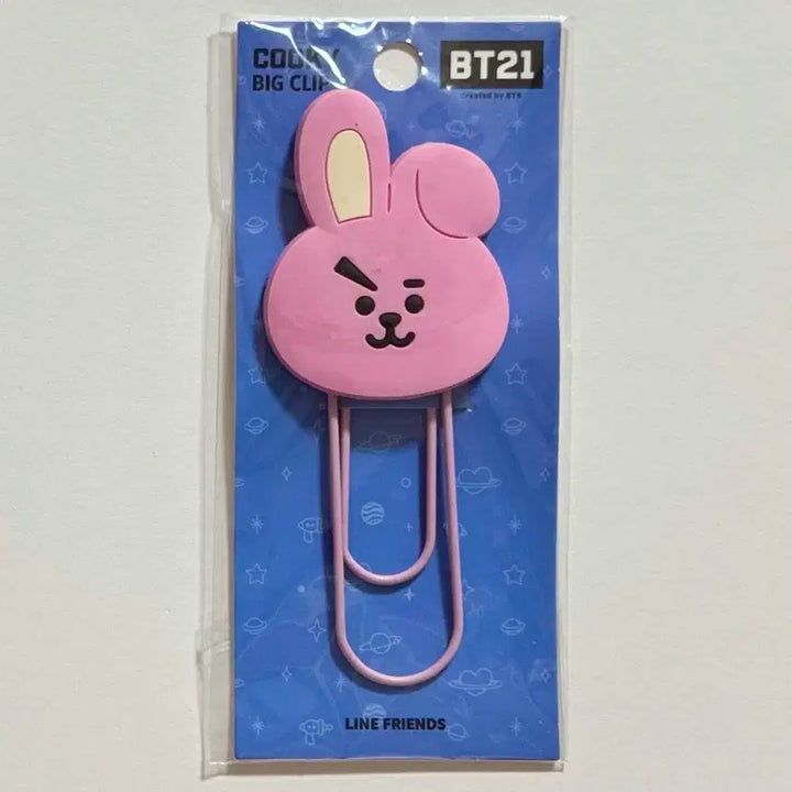BT21 COOKY 빅클립 방탄소년단 정국 쿠키 북마크 책갈피 북클립
