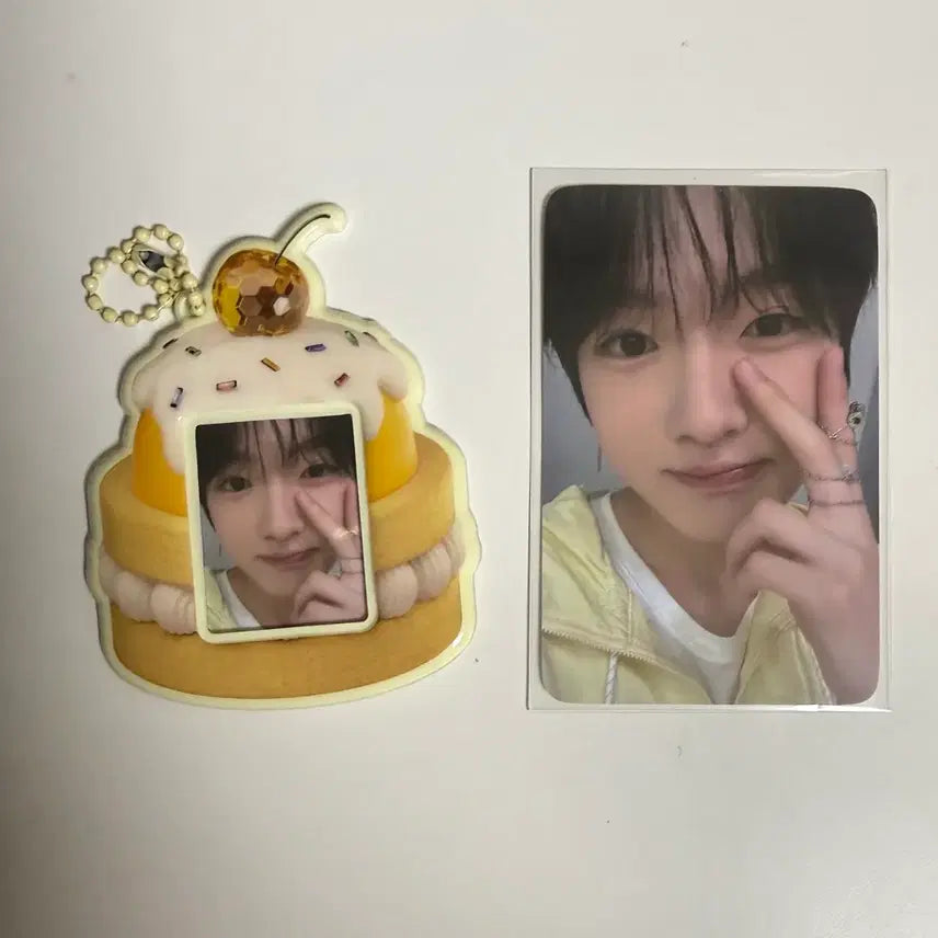엔시티 위시 사쿠야 생일 케이크 포카 증사 홀더 엠디