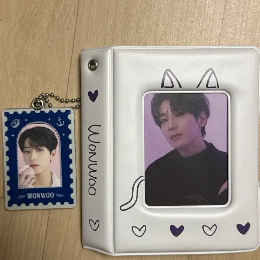 세븐틴 카페 원우 키링 콘서트 바인더