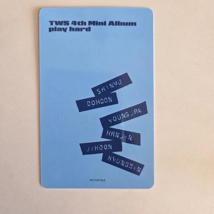 투어스 도훈 play hard 플레이하드 타워레코드 오프라인 럭드