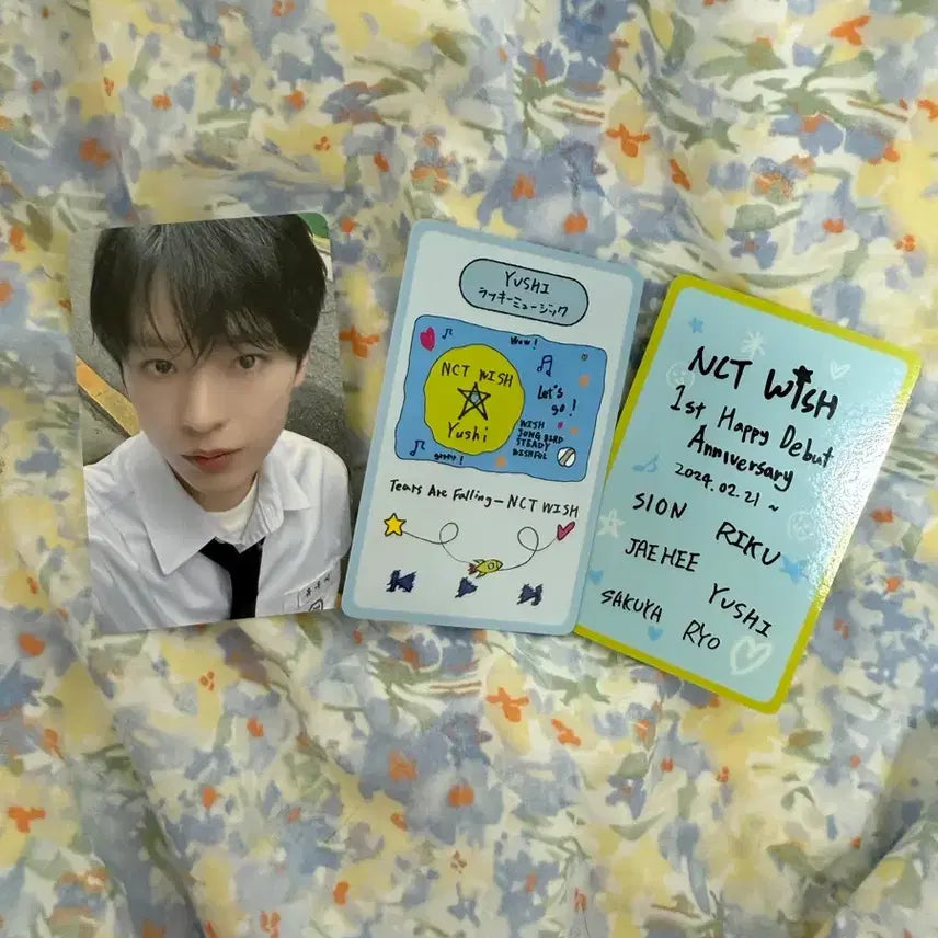 엔시티위시 유우시 1주년 럭키카드 set