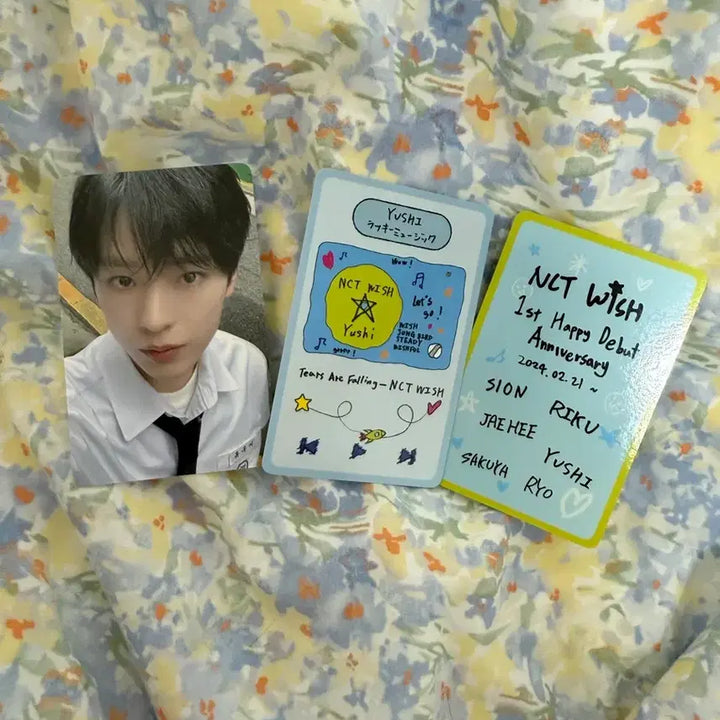 엔시티위시 유우시 1주년 럭키카드 set