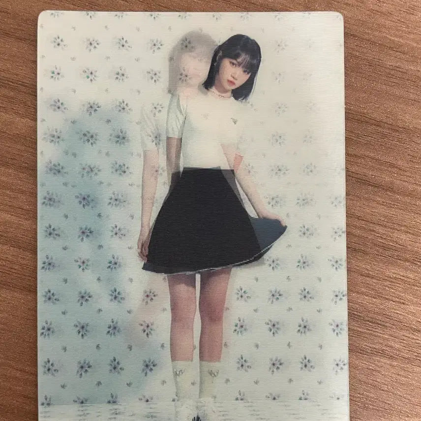 르세라핌 언포기븐 렌티큘러 포카 김채원