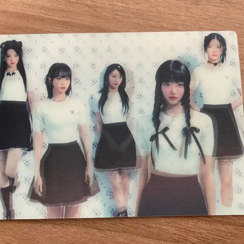 르세라핌 언포기븐 렌티큘러 포카 단체