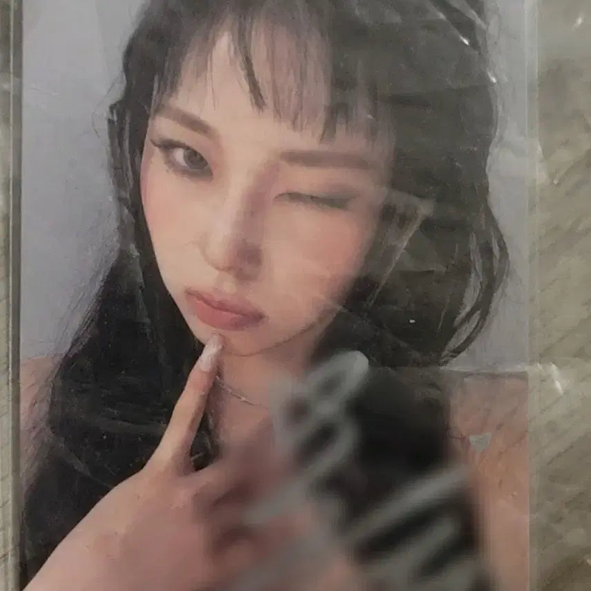 엔믹스 규진 친필싸인포카