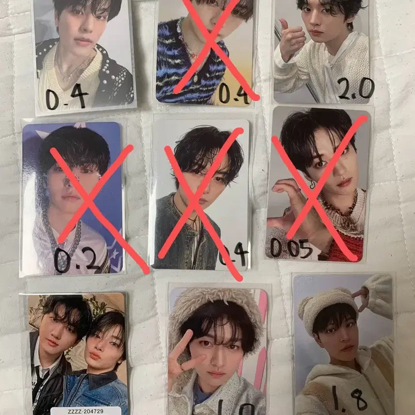 스키즈 스트레이키즈 리노 승민 창빈 아이엔 포카 양도 처분