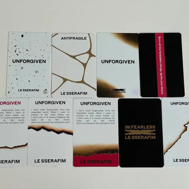 르세라핌 사쿠라 앨포 언포기븐 안티프레자일 포카