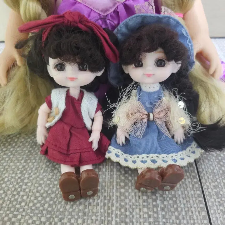 디즈니베이비돌 라푼젤 리페 + (미니관절인형2개)덤.