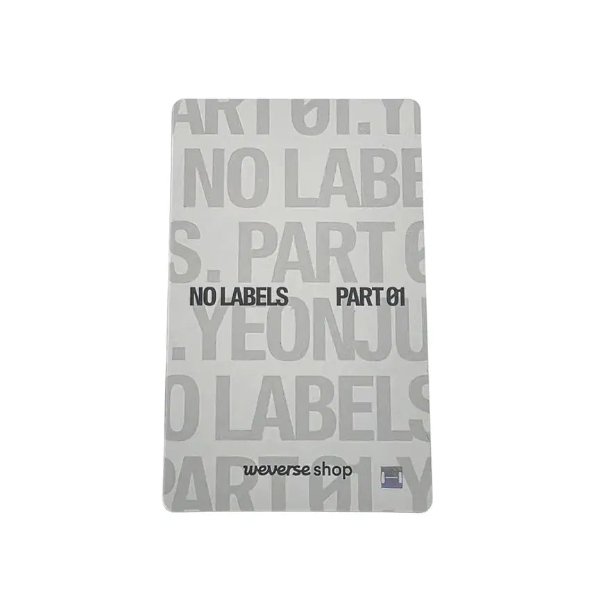 (연준) NO LABELS 위버스 럭드