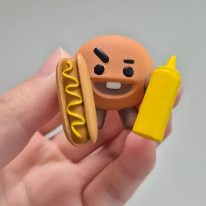 BT21 슈키 핫도그 피규어 SHOOKY